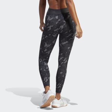 Ženy Tréning A Fitnes Siva Legíny Techfit Camo 7/8