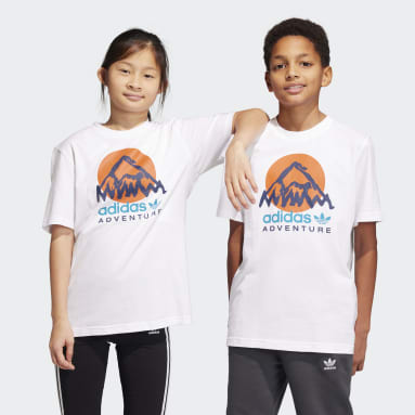 Camiseta adidas Adventure Blanco Niño Originals