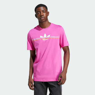 Camisetas rosa adidas Brasil