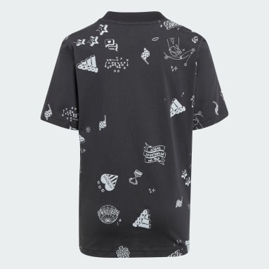 Camiseta Estampada Brand Love Niños Negro Niño Sportswear