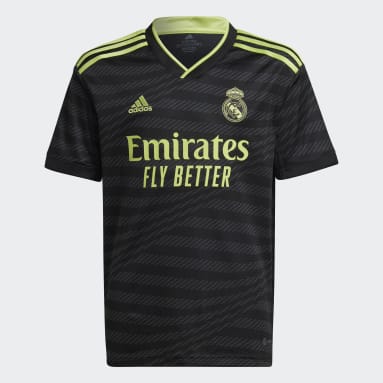 Youth Soccer Black Real Madrid 22/23 Third Jersey