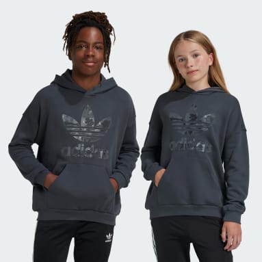 Girls cropped adidas hoodie online