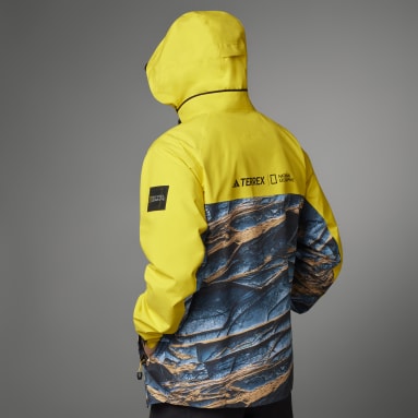 Männer TERREX National Geographic RAIN.RDY Regenjacke Gelb