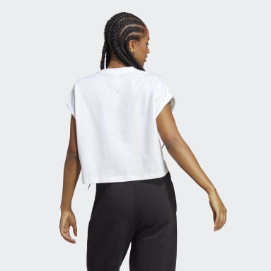 Camiseta Adicolor Classics Short Trifolio Blanco Mujer Originals