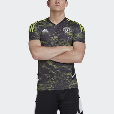 Camisola de Treino Condivo 22 do Manchester United Verde Homem Futebol