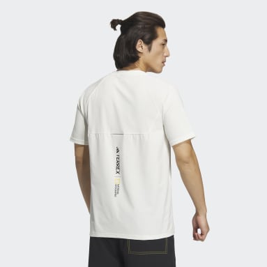 T-shirt National Geographic Short Sleeve Bianco Uomo TERREX