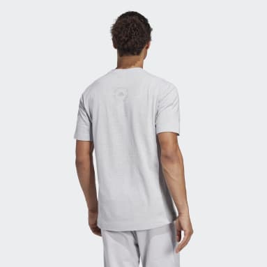 T-shirt de training Yoga gris Hommes Studio