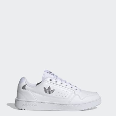 womens all white adidas trainers