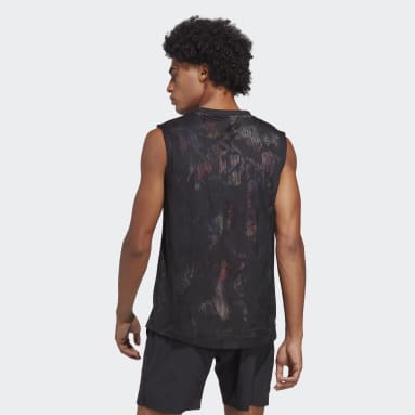 Camisola sem Mangas de Ténis Melbourne Preto Homem Ténis