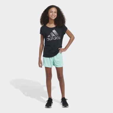 Youth Sportswear Green 3-Stripes Mesh Shorts