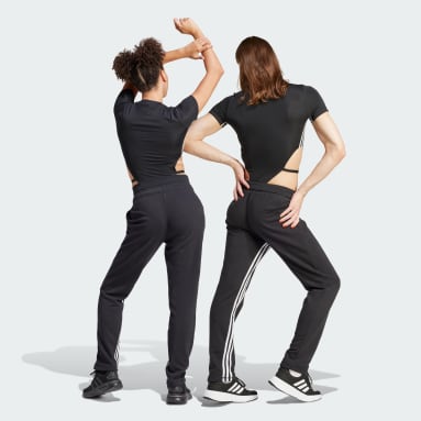 Ženy Sportswear čierna Tepláky Dance All-Gender Versatile French Terry