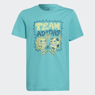 Boys Training Turquoise TEAM GRAPHIC TEE