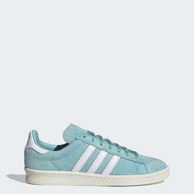 ผู้ชาย Originals สีเทอร์คอยส์ รองเท้า Campus 80s