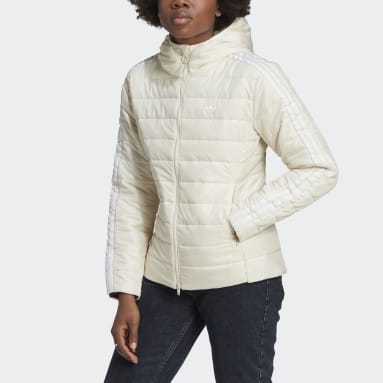 Women originals White 후디드 프리미엄 슬림 재킷