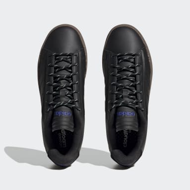 Men Sportswear Black Grand Court Alpha Cloudfoam Lifestyle Court Comfort Shoes