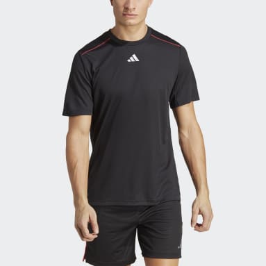 T-shirt Workout Base Logo Noir Hommes Fitness Et Training