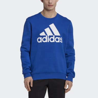 Männer Sportswear Essentials Big Logo Sweatshirt Blau