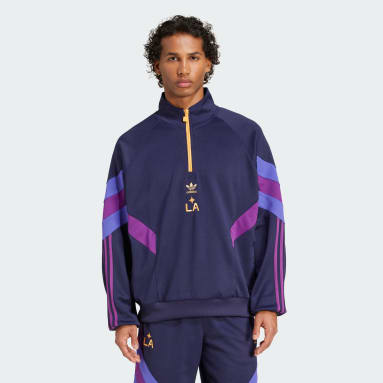 LA Galaxy Originals Half-Zip Crew Sweatshirt