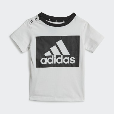 Kinderen Sportswear Wit Essentials T-Shirt en Short Setje