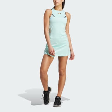 Women Tennis Turquoise Tennis Premium Dress