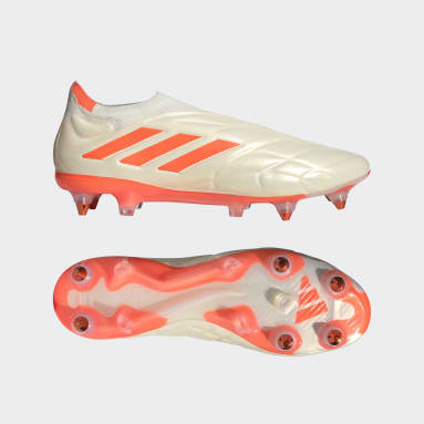 Botas de Futebol Copa Pure+ – Piso Mole Branco Futebol