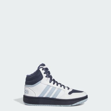 Sapatilhas Hoops Mid 3.0 – Criança Branco Criança Sportswear