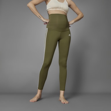 Calzas Largas de Entrenamiento Grow Positivity (Maternidad) Verde Mujer Training