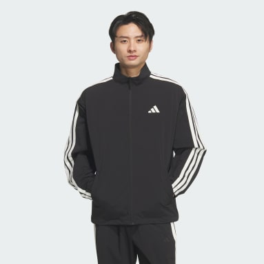 3-스트라이프 우븐 재킷