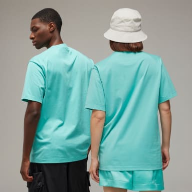 Y-3 Turquoise Y-3 Relaxed Short Sleeve Tee