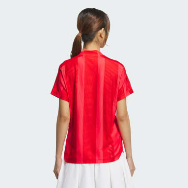 AEROREADY Adizero Bodymapping Jacquard Mock Neck Short Sleeve Shirt