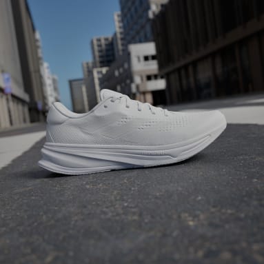 Adidas mens white shoes discount