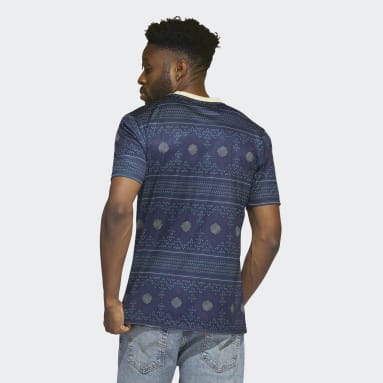 Camisa Pré-Jogo Jamaica Tiro 23 Azul Homem Futebol