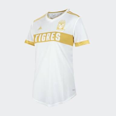 Jersey Tercer Uniforme Tigres UANL 2021 Blanco Mujer Fútbol