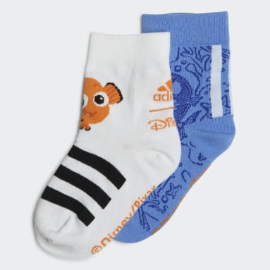 Děti Cvičení A Trénink bílá Ponožky adidas x Disney Pixar Finding Nemo – 2 páry
