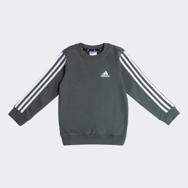 3 Stripes Crewneck Full Sleeve Sweatshirt