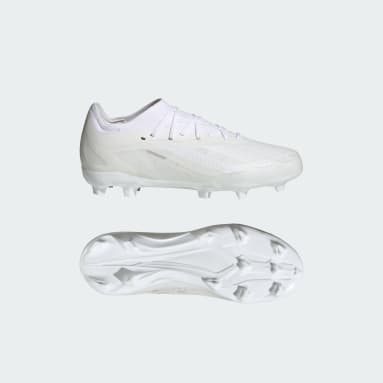 Kids Football White X Crazyfast.1 Firm Ground Boots