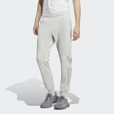 Muži Originals šedá Sportovní kalhoty adidas Rekive