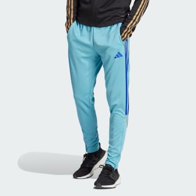 Men Soccer Blue Tiro Pants