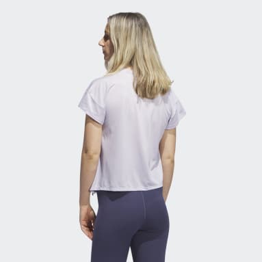 Women Training Purple HIIT AEROREADY Quickburn Training Tee