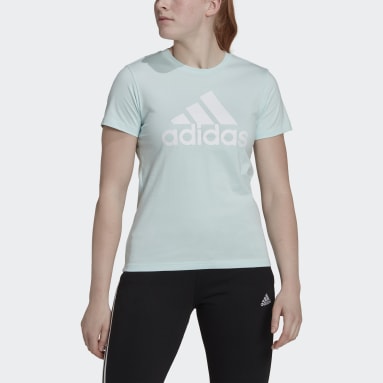 Frauen Sportswear Loungewear Essentials Logo T-Shirt Blau