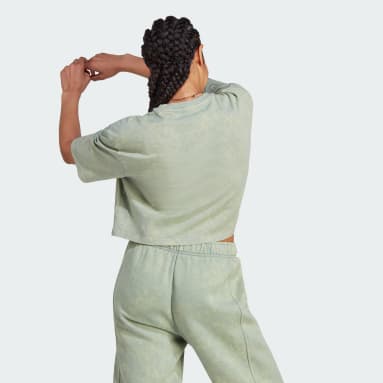 Camiseta ALL SZN Fleece Washed Verde Mujer Sportswear