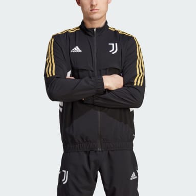Men Football Black Juventus Condivo 22 Presentation Jacket