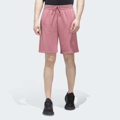 Pink adidas sales shorts mens