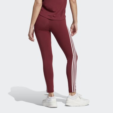 Adidas Sportswear - Legging Femme A Bandes GL0760 Gris Anthracite Chiné  Rose 