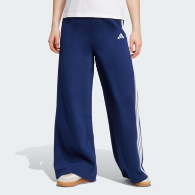 adidas 3-Stripes Fleece Wide Pant