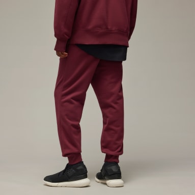 Burgundy adidas pants 2025 mens