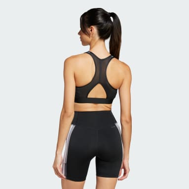 Powerreact Train Medium Support 3-Stripes Bra