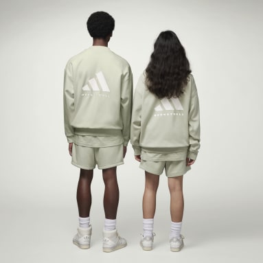 Basketbal zelená Mikina adidas Basketball Crew