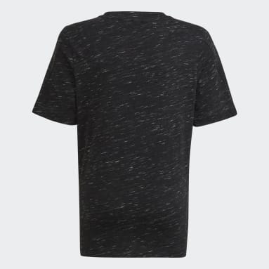 Kids Sportswear Black Future Icons Badge of Sport Logo Tee