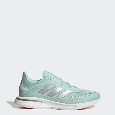 Women Running Green Supernova Shoes